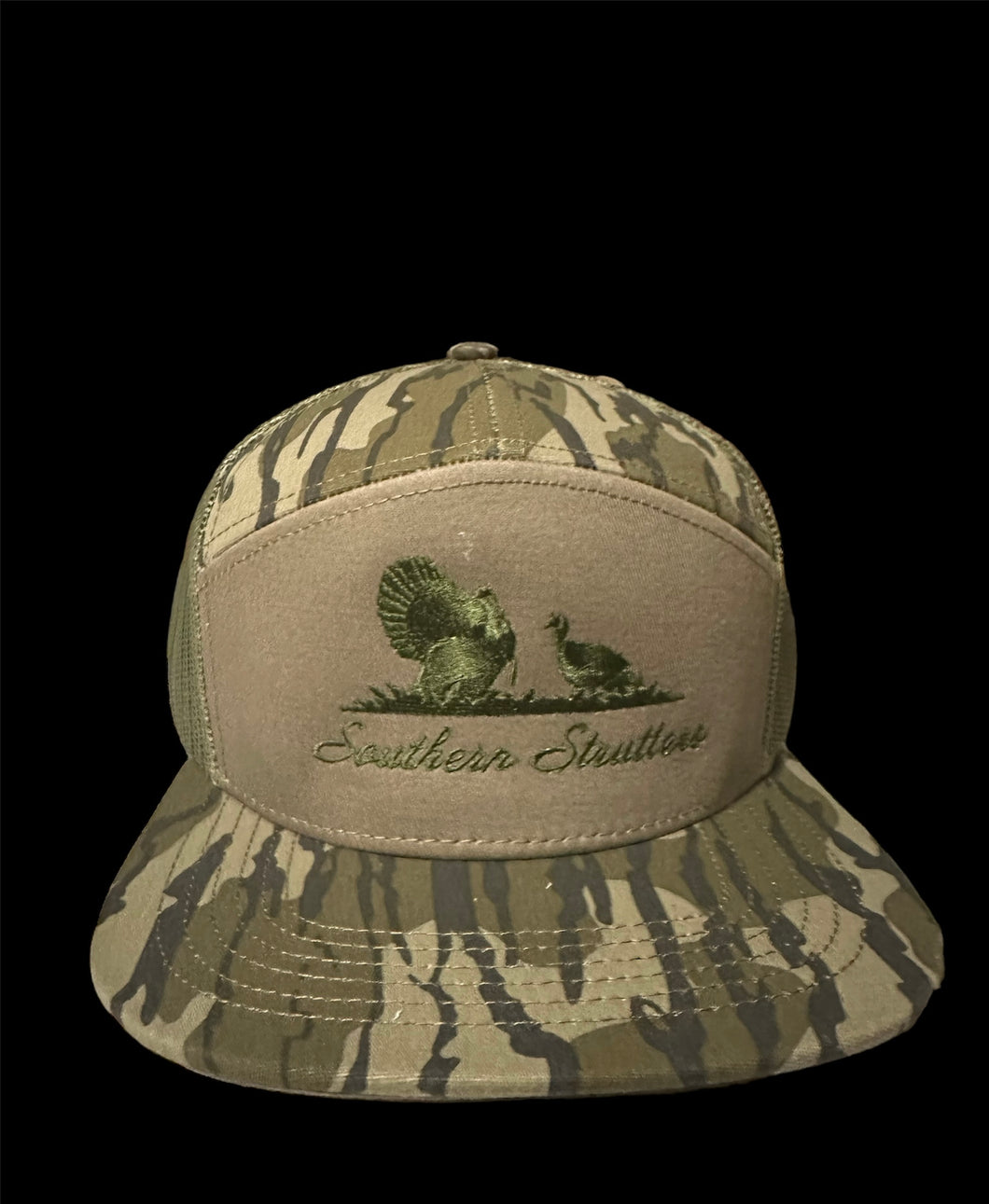 Camo 7 panel hats